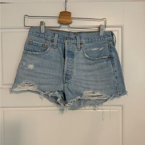 Levi’s 501 Denim Shorts, size 26